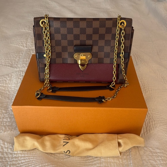 Louis Vuitton Damier Vavin PM Bag with Gold Hardware 
Microchip. - Picture 1 of 13